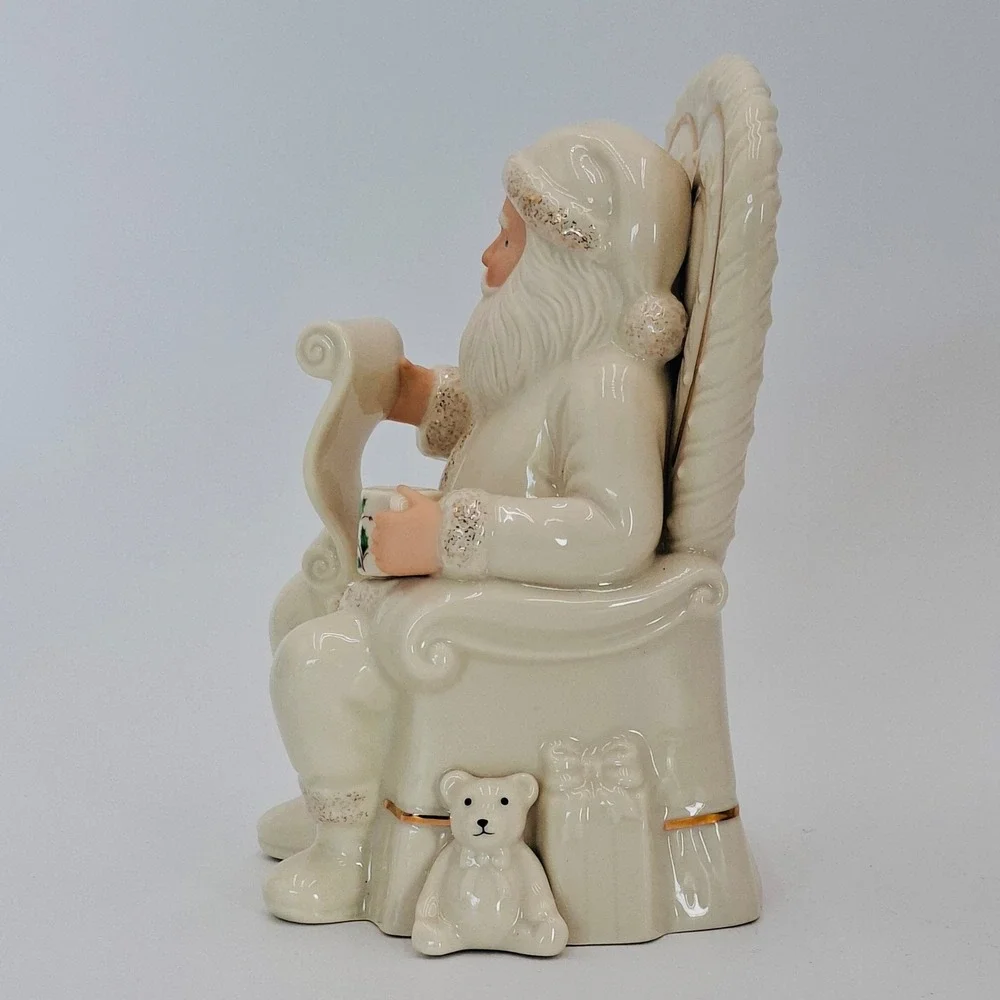 Lenox Holiday Naughty Or Nice Porcelain Christmas Santa #811950